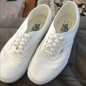 Vans Classic White Lace-Up Shoes